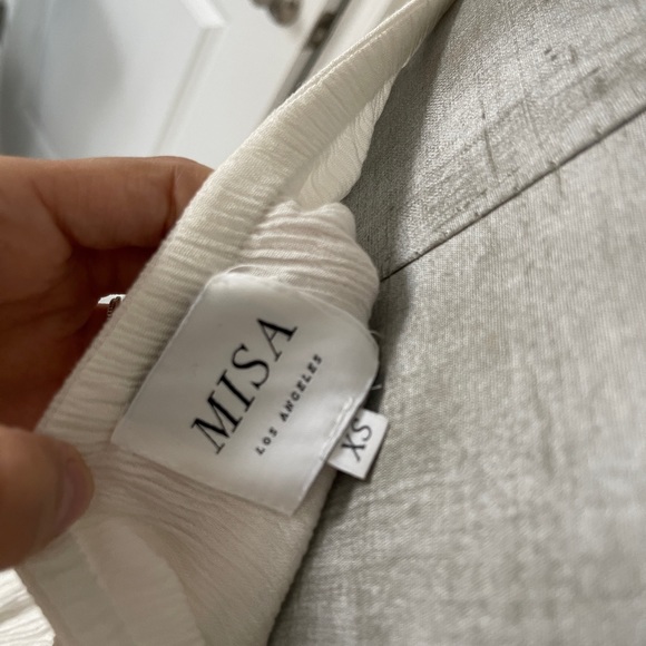 MISA LOS ANGELES STRAPLESS GAUZE BOHO MAXI DRESS - Picture 8 of 8